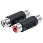 RCA Female to Female Adapter RFAdapter Nickel-0