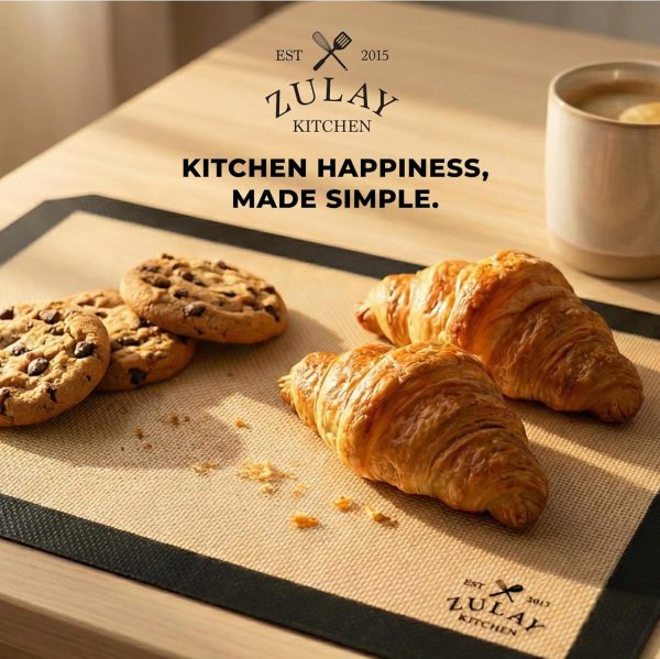 Zulay Kitchen Silicone Baking Mats Non-Stick Reusable-7