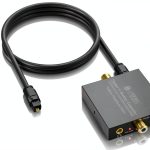 eSynic 192KHZ Digital Optical to RCA Converter-0