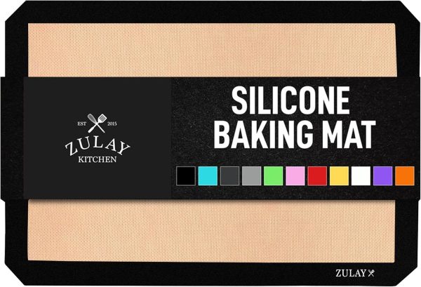 Zulay Kitchen Silicone Baking Mats Non-Stick Reusable-0