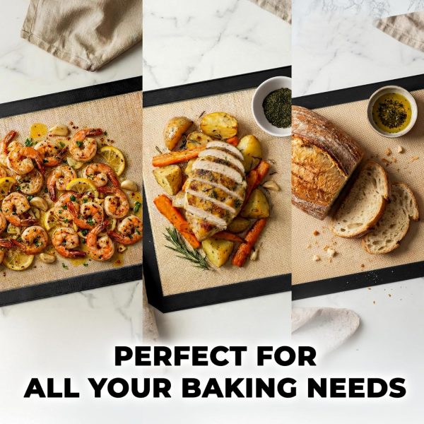 Zulay Kitchen Silicone Baking Mats Non-Stick Reusable-1