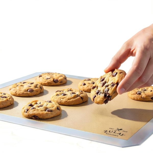 Zulay Kitchen Silicone Baking Mats Non-Stick Reusable 2 Pack-3