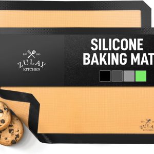 Zulay Kitchen Silicone Baking Mats Non-Stick Reusable-0
