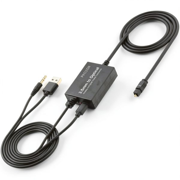 PROZOR 3.5mm to Optical Converter Audio Signal-0