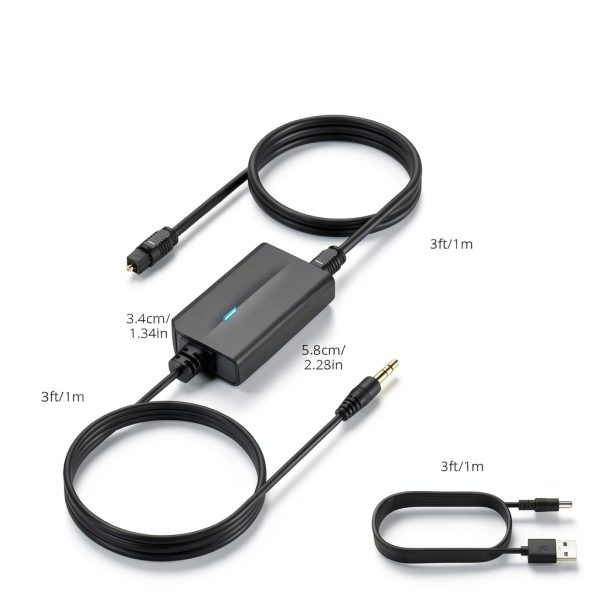 AUTOUTLET Optical to 3.5mm Converter-5