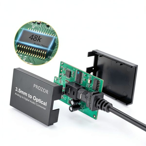 PROZOR 3.5mm to Optical Converter Audio Signal-5