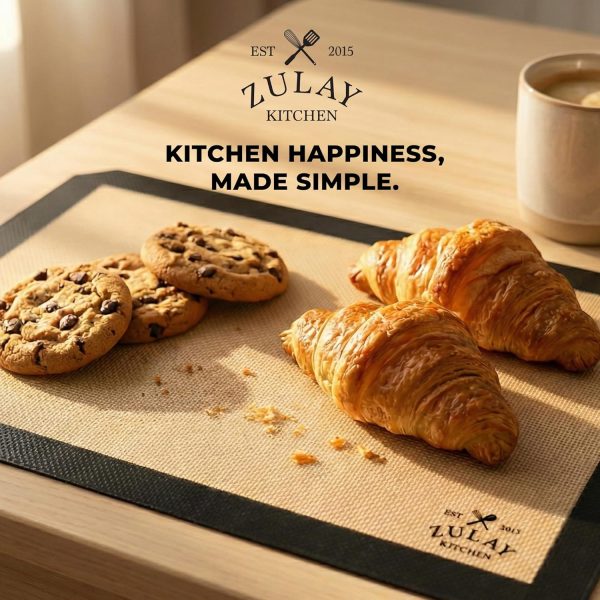 Zulay Kitchen Silicone Baking Mats Non-Stick Reusable-6