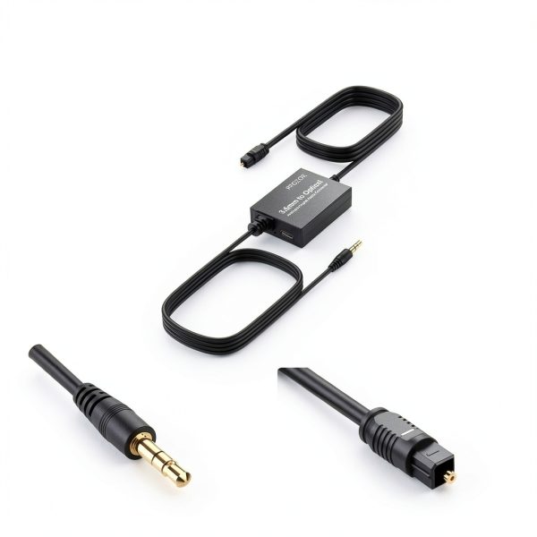 PROZOR 3.5mm to Optical Converter Audio Signal-4