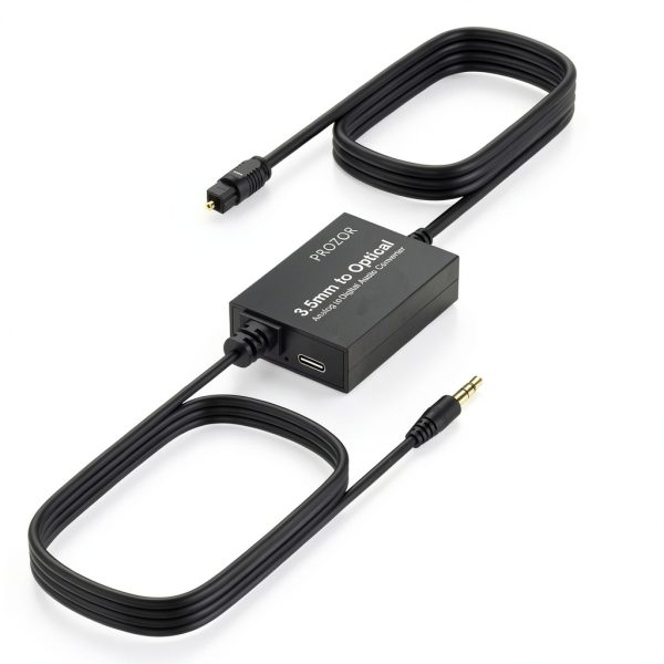 PROZOR 3.5mm to Optical Converter Audio Signal-3