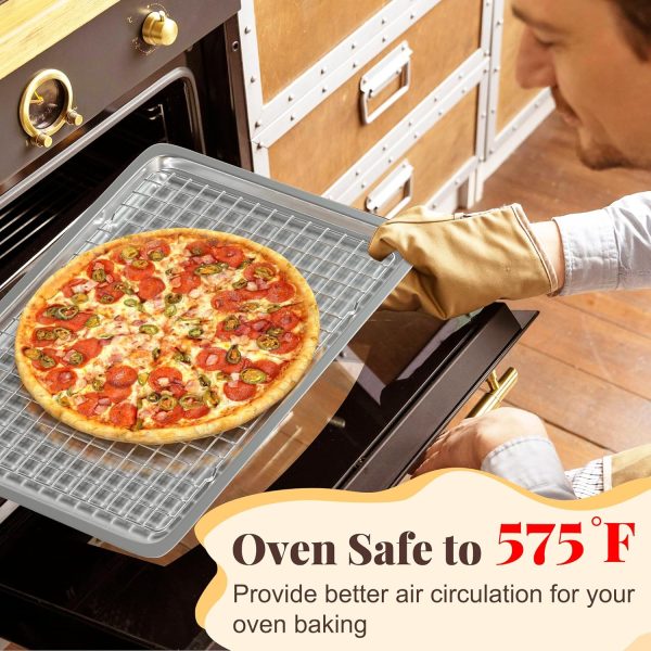 LIEMAND Stainless Steel Cooling Rack Oven Dishwasher Safe-4