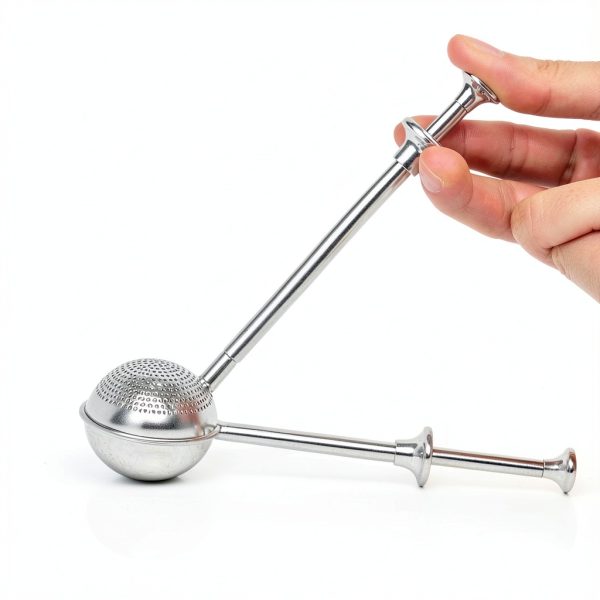 HULISEN Baking Sifter Stainless Steel Dusting Wand Compact-6