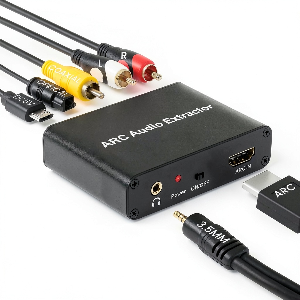 Aodafy HDMI ARC adapter with multiple audio output options