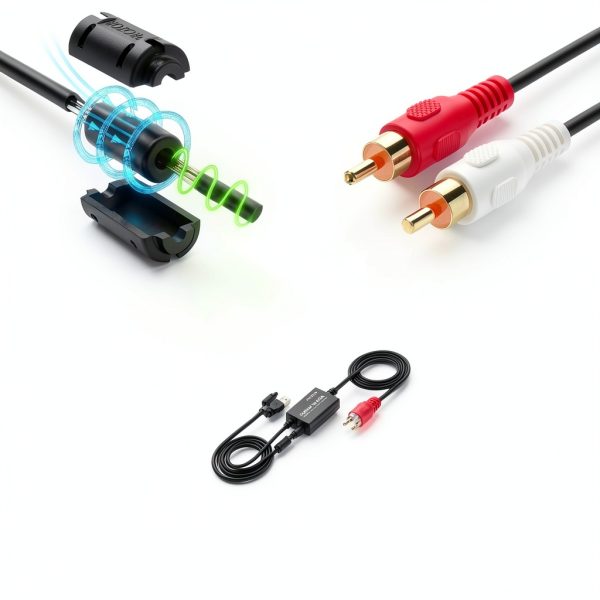 PROZOR Optical to RCA Converter for Electronics-3