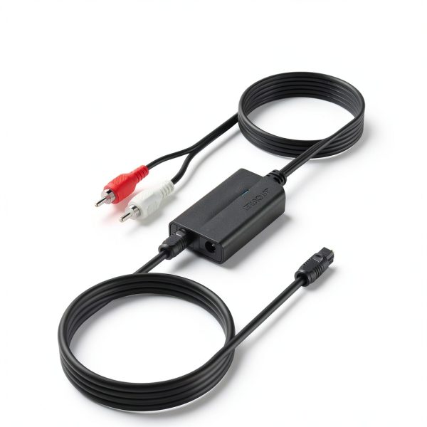 Optical to RCA Converter by AUTOUTLET for Home Theater-4