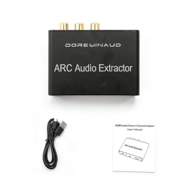 Dorewinaud Coaxial Audio Extractor ARC INPUT-5
