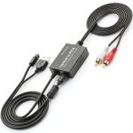PROZOR Optical to RCA Converter for Electronics-0