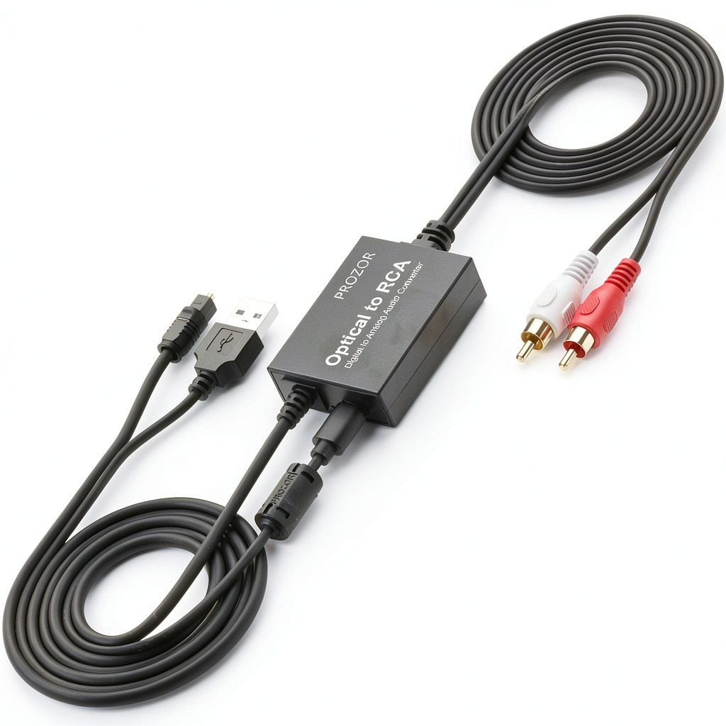 PROZOR Optical to RCA Converter
