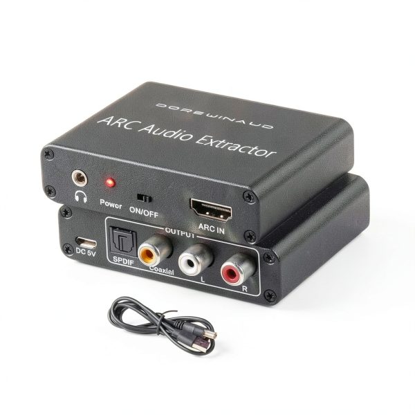 Dorewinaud Coaxial Audio Extractor ARC INPUT-0
