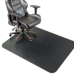 Gaming Chair Mat Vicwe 36" x 55" Hard Floor Black Anti‑Slip Protector-0
