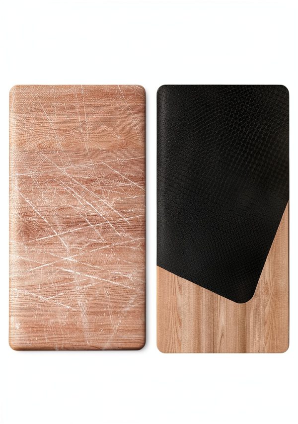 Vicwe Gaming Chair Mat for Hardwood Floor 48x36 Black PVC Protector-2