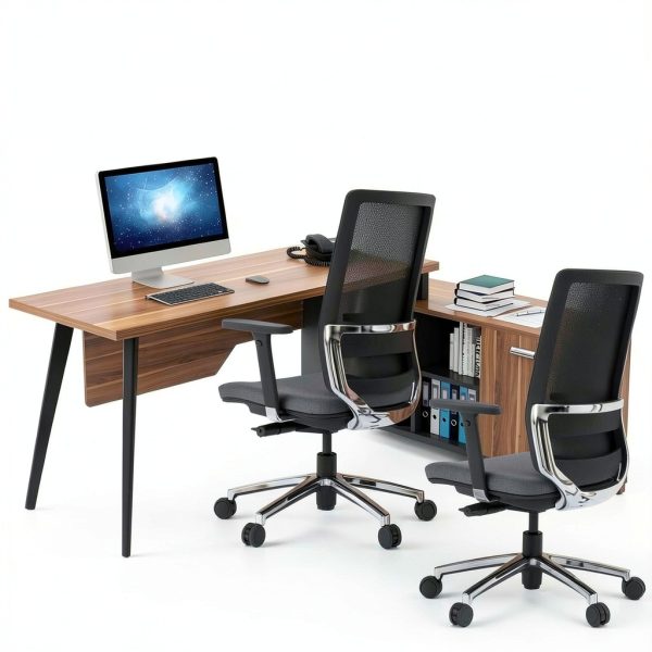 Office Chair Mat Riveroy Hardwood Floor Large Non-Slip 48x36 Black-1
