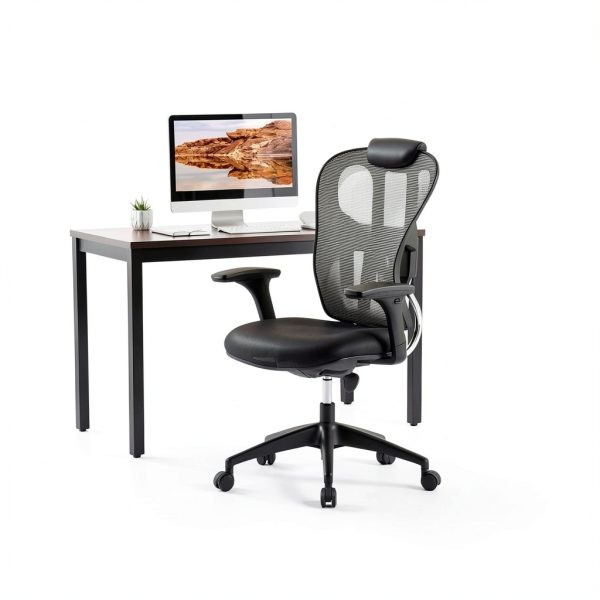 Office Chair Mat Riveroy Hardwood Floor Large Non-Slip 48x36 Black-5