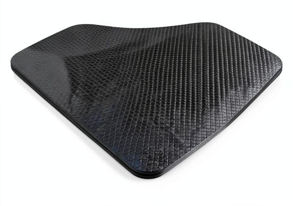 Vicwe Gaming Chair Mat for Hardwood Floor 48x36 Black PVC Protector-5