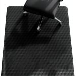 Chair Mat SALLOUS 30x48 Black 3D Geometric Carpet Protector-0