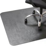 Office Rolling Chair Mat Lesonic Black 47x35 Hard-Floor Protector-0