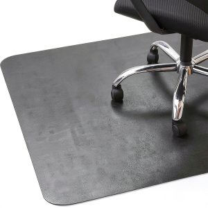 Office Rolling Chair Mat Lesonic Black 47x35 Hard-Floor Protector-0
