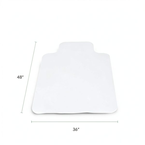 HON Office Chair Mat for Carpet 36" x 48" with Extended Lip-1